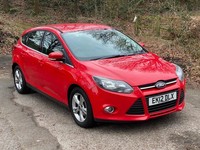 2012 Ford Focus 1.6TDCI 115 Zetec 5dr £20 Tax RED New MOT Feb 2026