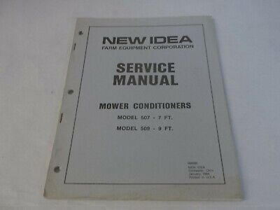 New Idea 5209 Discbine Service Manual