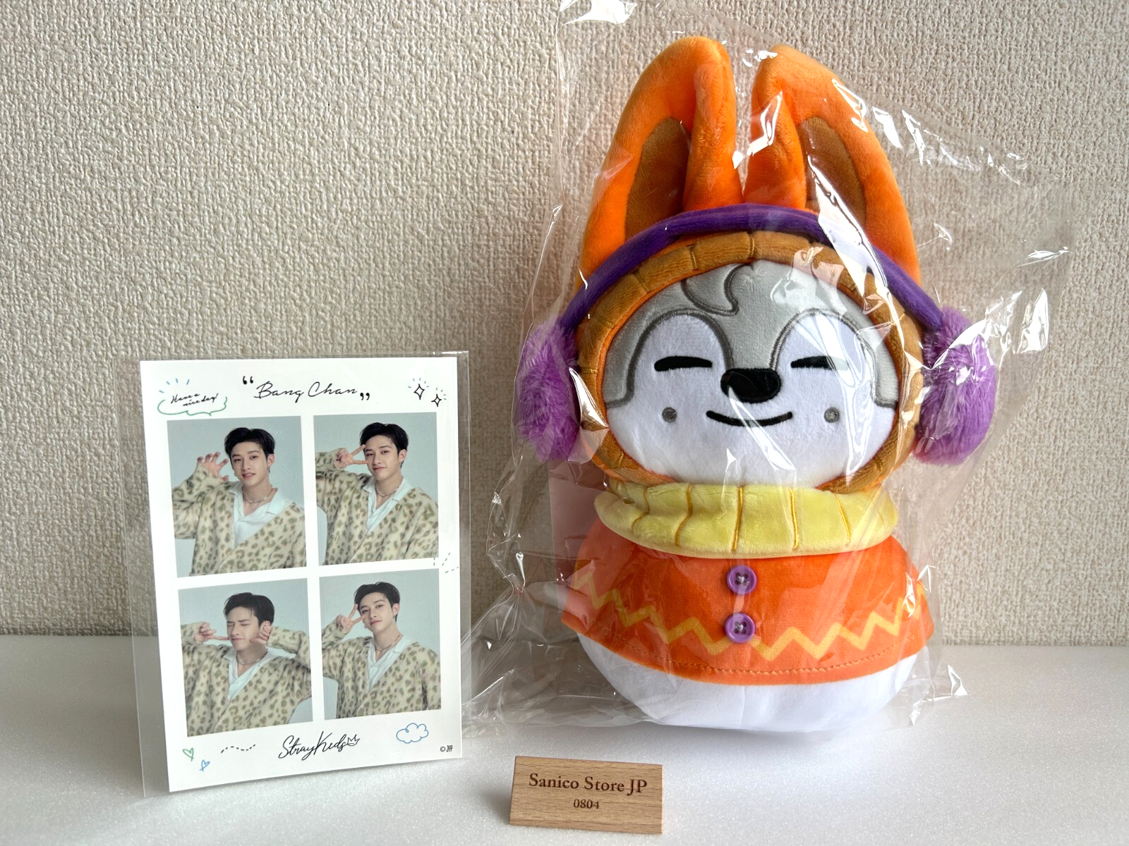 Stray Kids Skzoo Wolf Chan Bang Chan Soft Toy Plush Popup