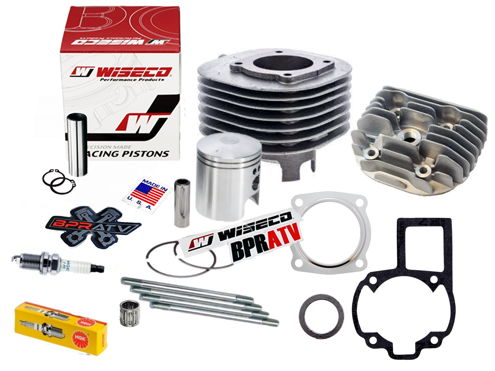キジ Best Suzuki LT80 Big Bore Kit 52mm LT-80 Quad Sport +2 mil