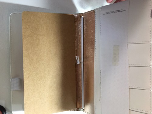 The Paper Studio Agenda 52 Traveler’s Notebook Journal Champagne 5.75 x 8.75