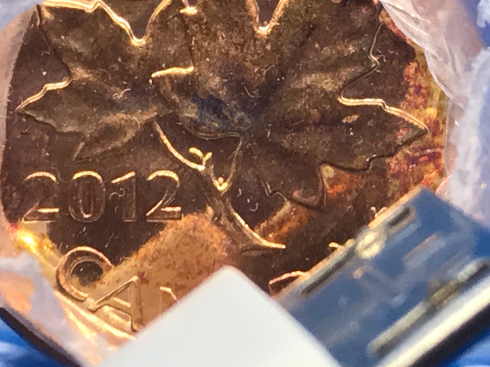 Canada 2012 - Original Mint Wrapped Penny Roll - Fifty (50 Pennies) - Final Year