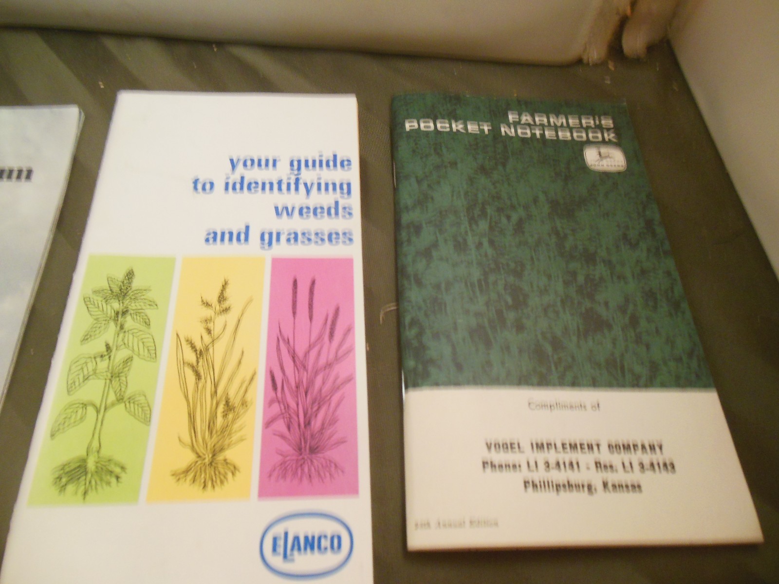 8 Vintage Advertising Book & Crop Facts Guide Dekalb, John Deere Ect