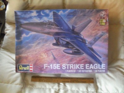 Revell 148 F15E Strike Eagle Military Aircraft Model Kit   New Old Stock