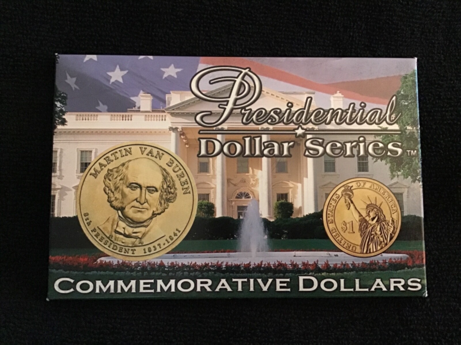 2008-P&D MARTIN VAN BUREN COMMEMORATIVE PRESIDENTIAL DOLLAR SET