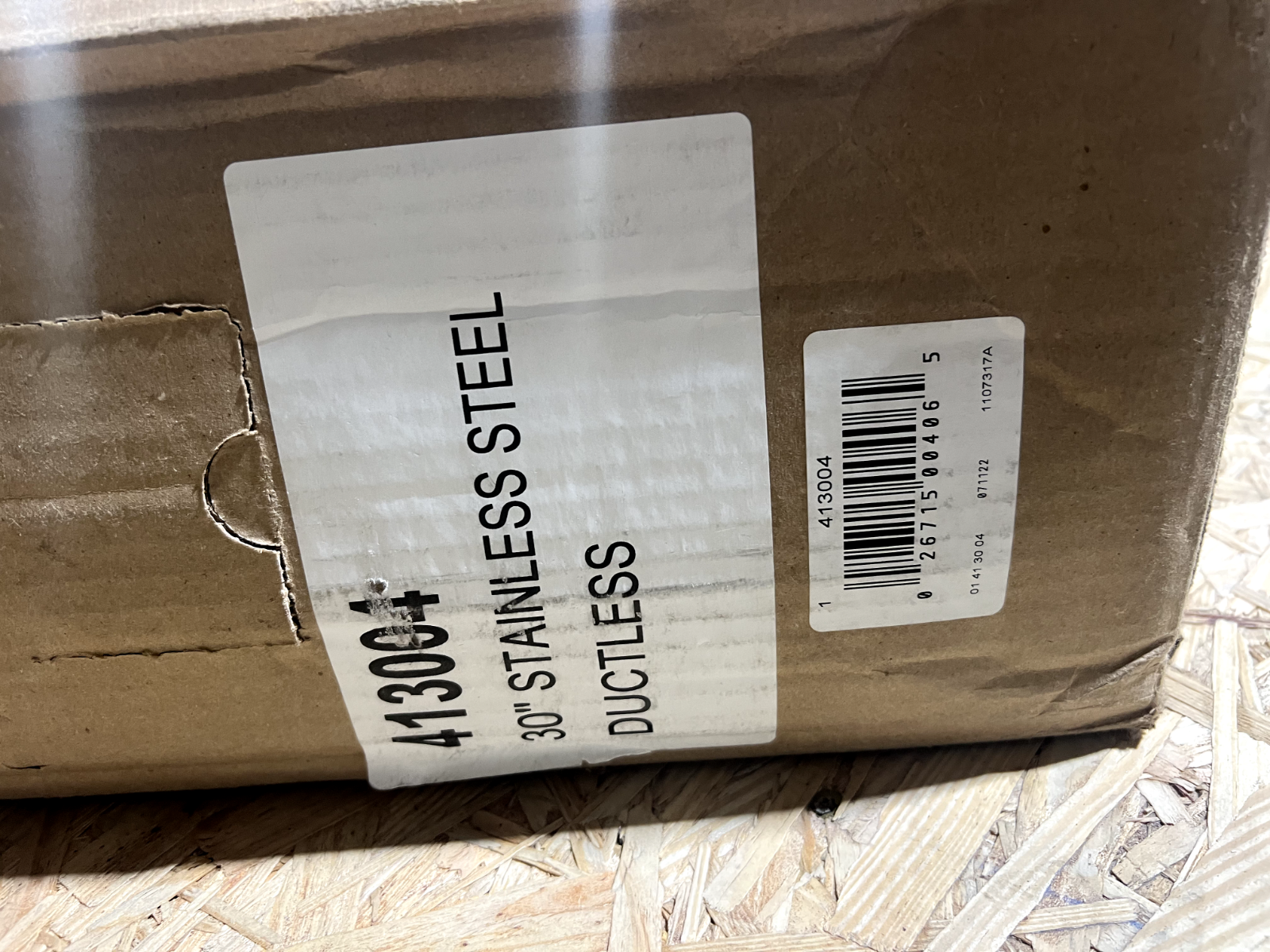 30'' Stainless Steel Ductless 107kb