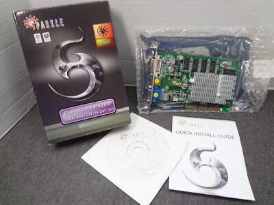NIB Sparkle GeForce FX 5200 256MB AGP Graphics Card SF8834DT256MB TV Out/DVI