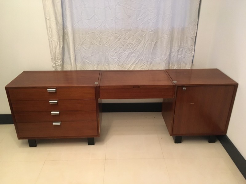 George Nelson for Herman Miller BSC Three-Part Vanity Desk