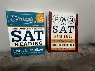 Critical Reader, 2nd Edition by Erica Meltzer + SAT Math Guide MIKE MCCLENATHAN