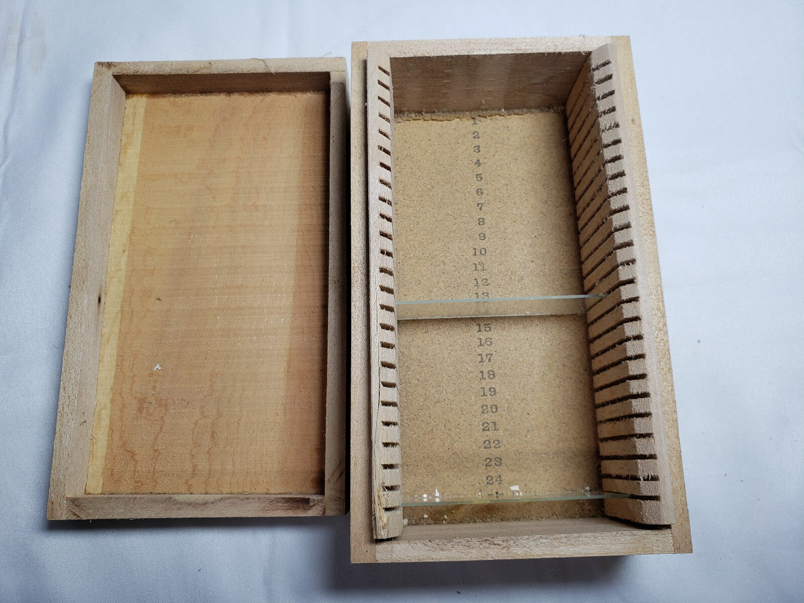 12 Microscope Slide Mailer Case Box Plastic hold 5 slides