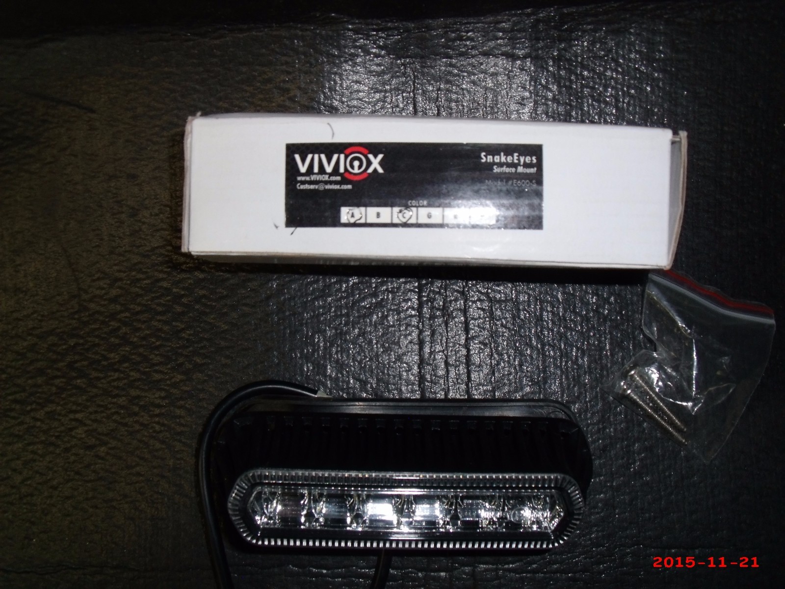 VIVIOX Snake Eyes E600-S-AW Surface mount 6 LED light head