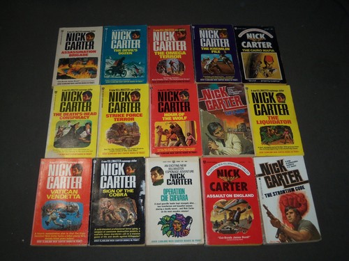 1960'S-1980'S NICK CARTER PAPERBACK BOOKS LOT OF 91 - CW 6007
