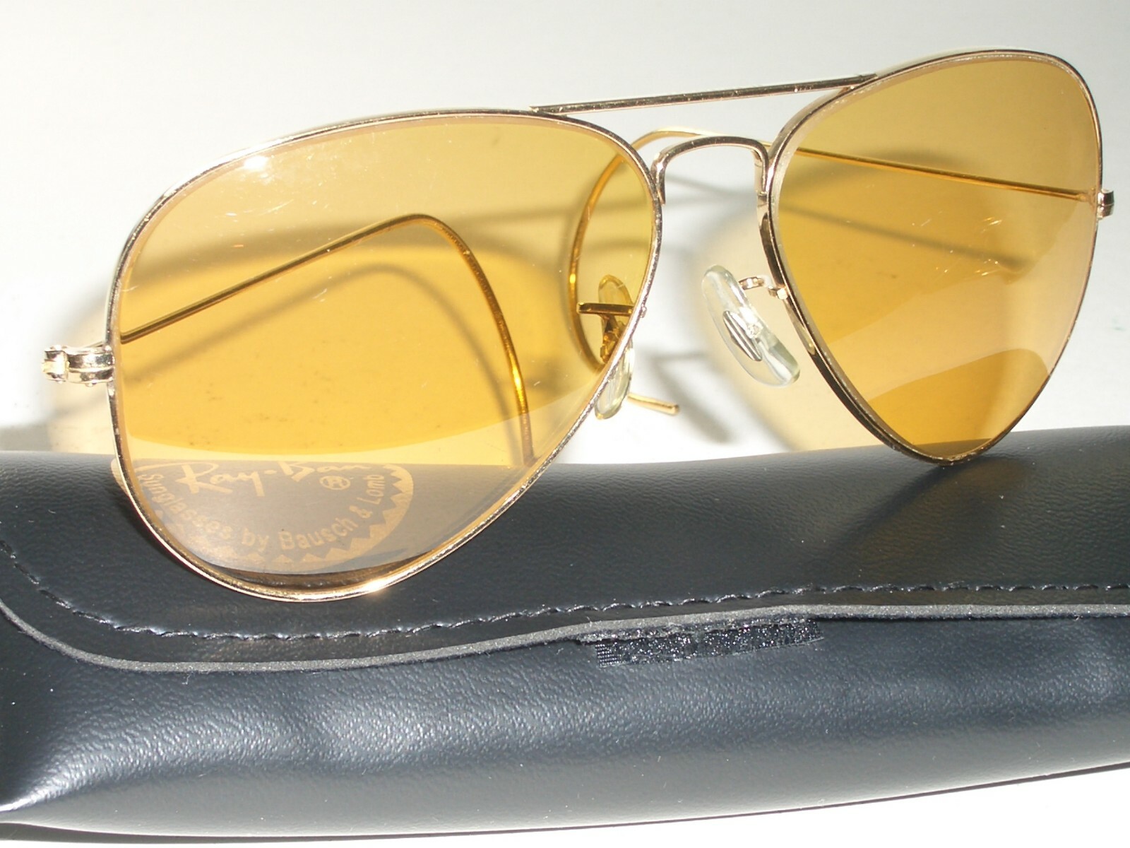 【1960’s】 B&L 1960s VINTAGE 58[]14mm B&L RAY BAN WRAP-AROUNDS AVIATOR