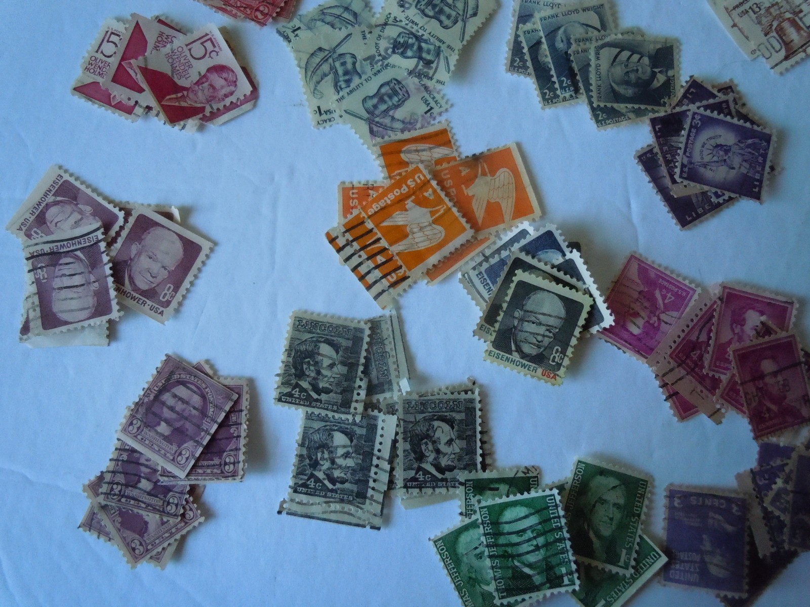 Assorted US  stamps 22  used ephemera paper collectibles lots stamp lots