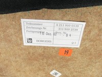 Mercedes W211 E200 02-06 Lim Sitzbezug Rückenpolster Verkleidung Vorne Links Mercedes W211 E200 02-06 27.02.2003... Vorschau 5