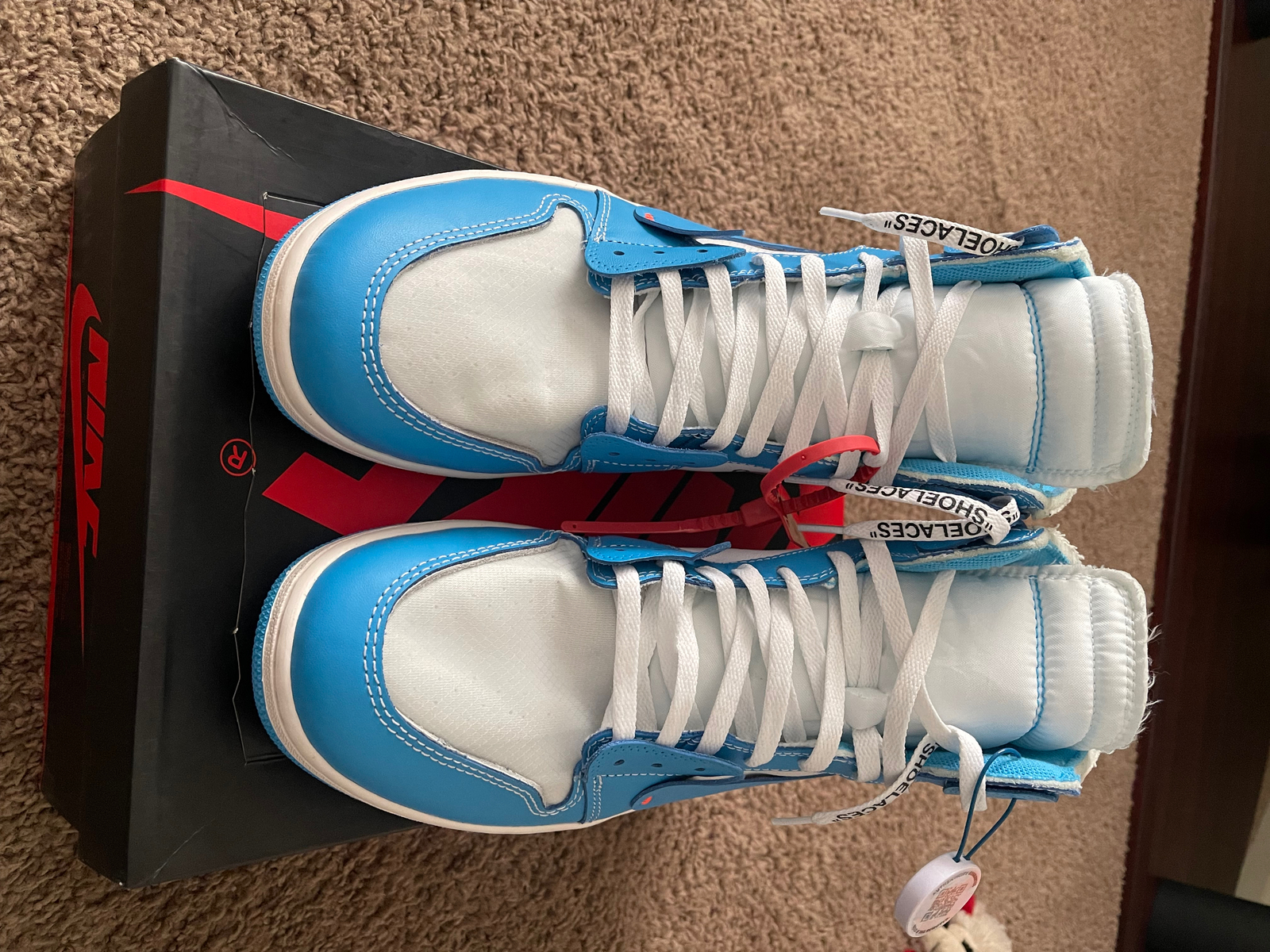 Size 14 - Jordan 1 Retro OG x Off-White High UNC
