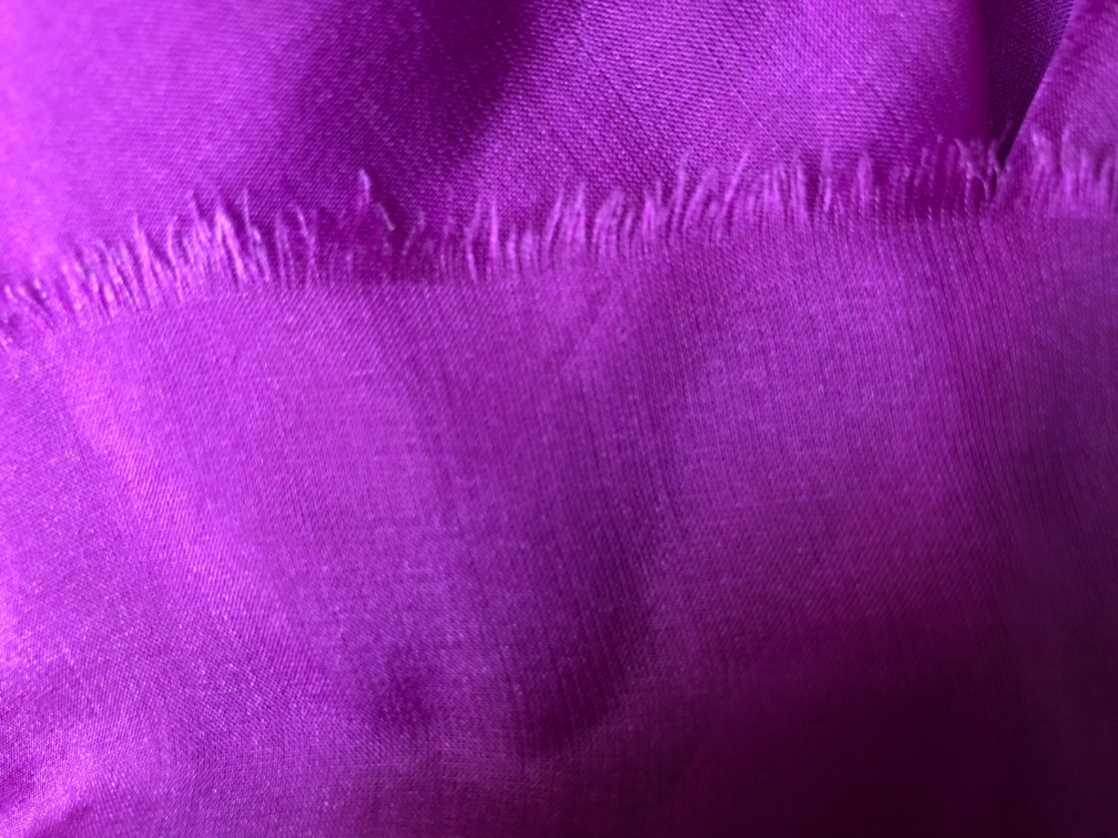 100% pure mulberry silk chiffon fabric 3 yd x 56 inches Italy FUCHSIA