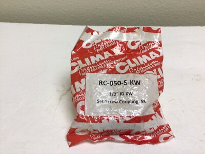 NEW, CLIMAX METAL PRODUCTS RC-050-S-KW SET SCREW COUPLING, FREE SHIPPING
