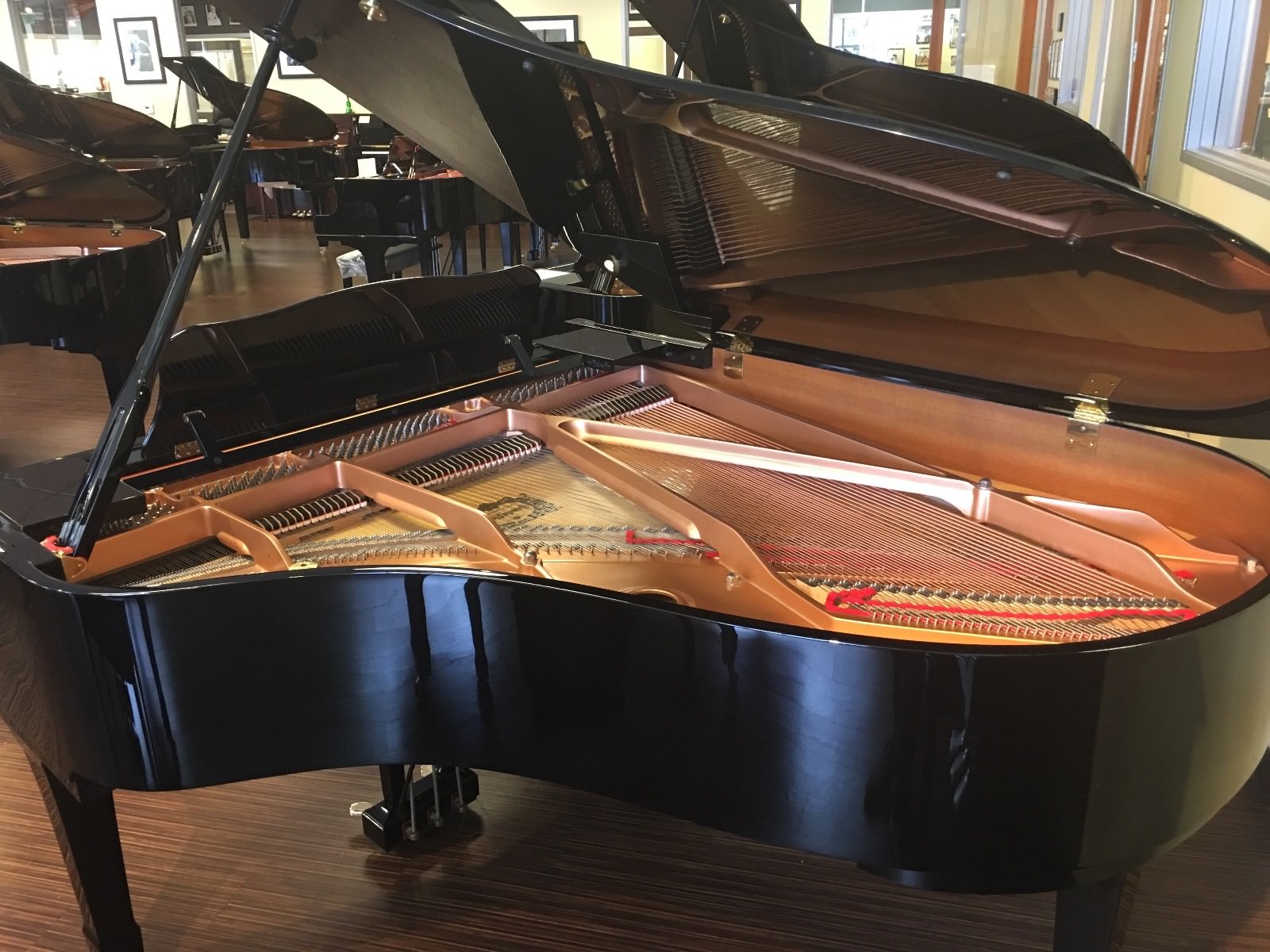 Yamaha C3 Baby Grand Piano Polished Ebony