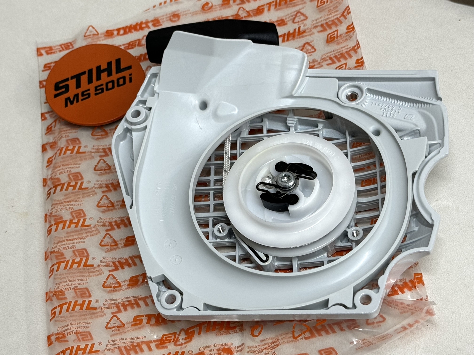 STIHL OEM REWIND STARTER FAN HOUSING 1147 080 2101 M500i MS500iR MS500i-R - Picture 2 of 3