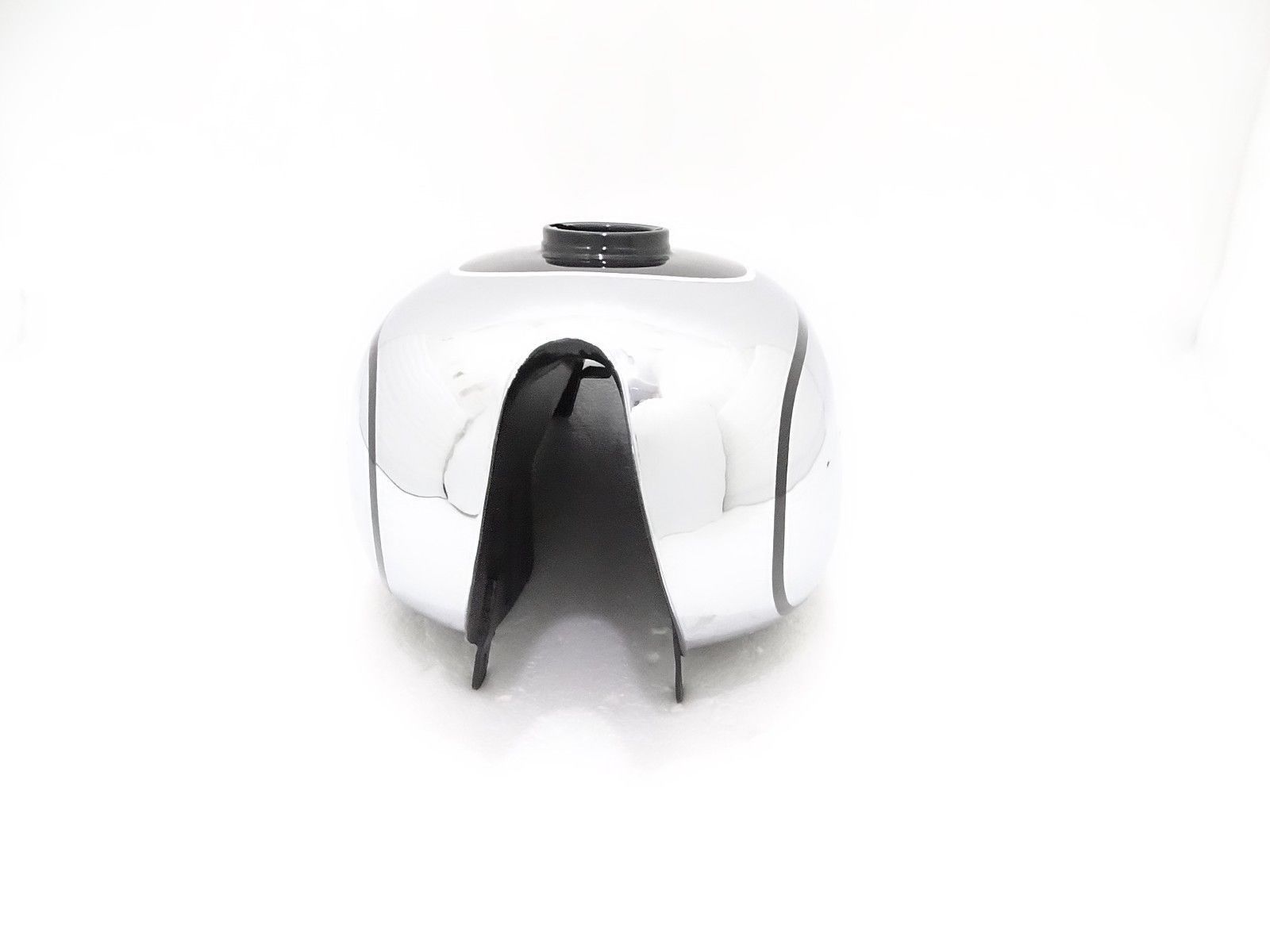 HOREX RESIDENT BOTTOM BLACK CHROME FUEL PETROL TANK 