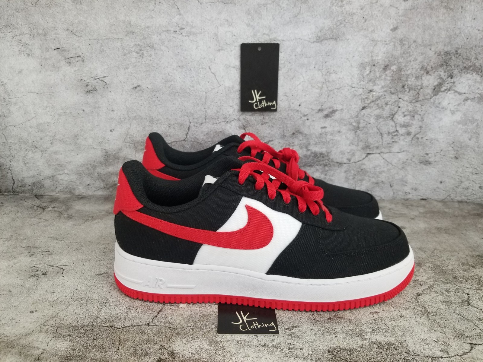 SIZE 9.5 - Nike Air Force 1 Low By You 'Black White Red