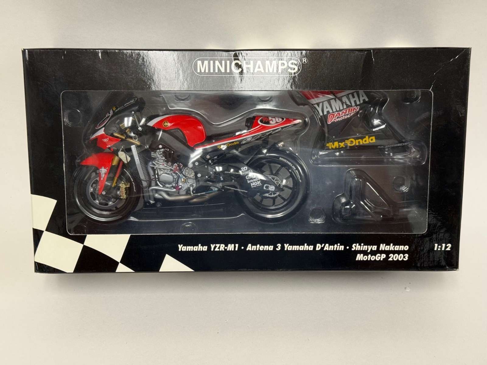1/12 Minichamps Yamaha YZR-M1 form 2003 Moto GP Shinya Nakano