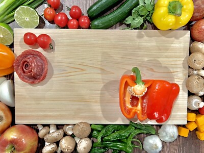 Artisan Handmade Cypress Hinoki Charcuterie Tray Cutting Board, 1'' Thick Sturdy