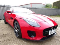 2018 68 REG JAGUAR F-TYPE V6 R-DYNAMIC AUTO DAMAGED REPAIRABLE SALVAGE
