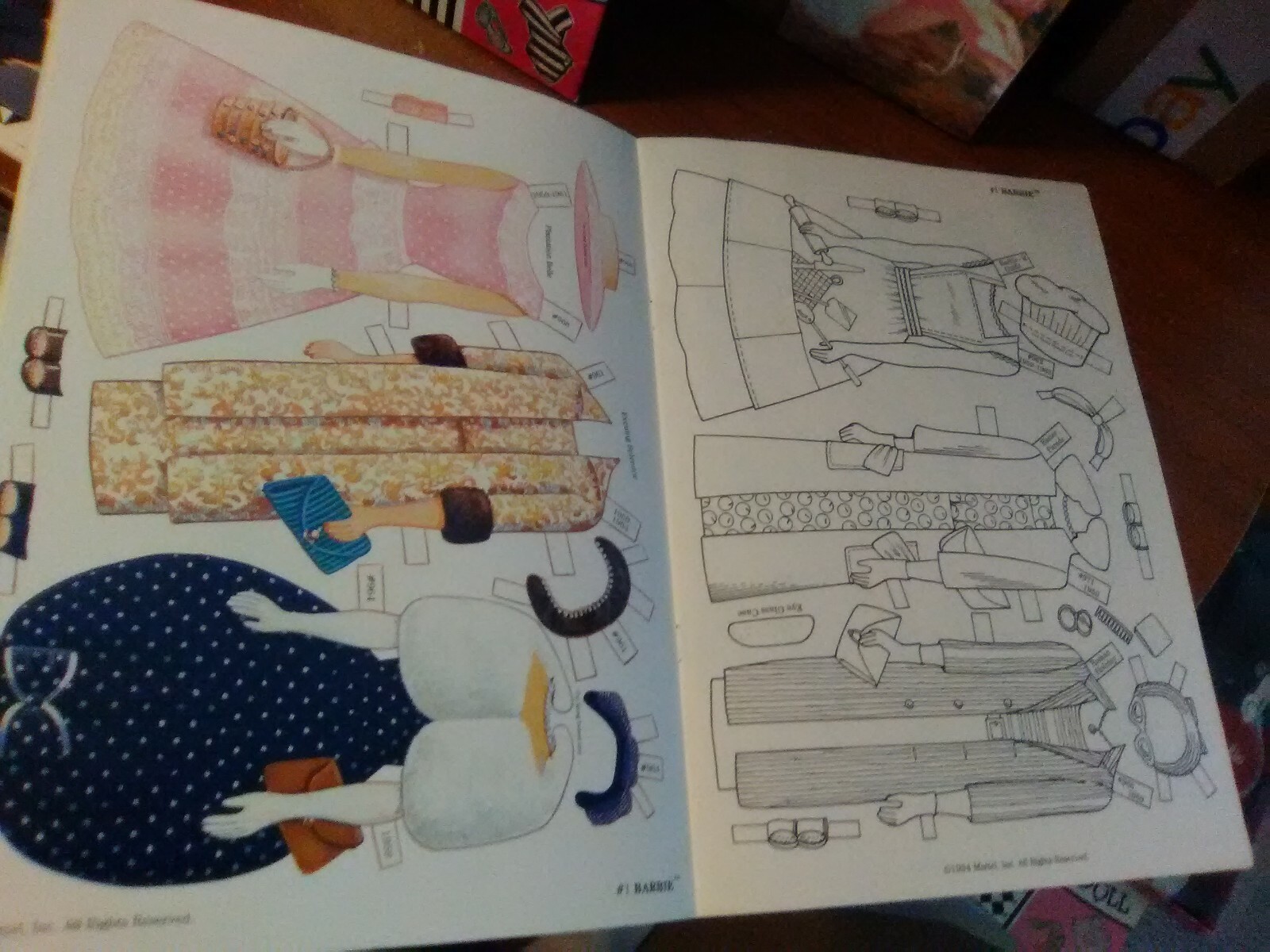 NEW BARBIE PAPER DOLLS ~ 1959 , 1961, 1964 plus Barbie greeting & trading cards
