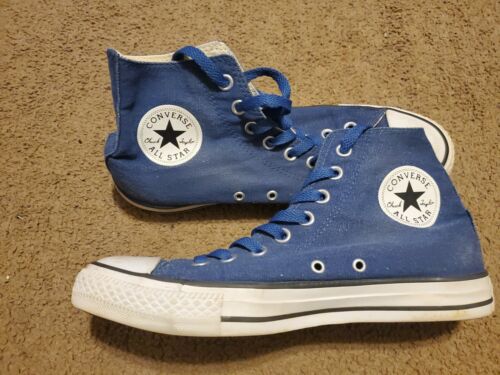 CONVERSE CHUCK TAYLOR BLUE HIGH TOP SHOES MENS 7 WOMENS 9 CONVERSE CHUCK TAYLOR BLUE HIGH TOP SHOES MENS 7 WOMENS 9