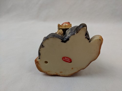 Christmas Nativity Wise Man King Gray & Orange Robes Replacement Resin Figurine