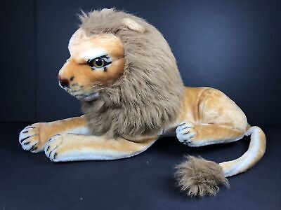 Jumbo 18 Realistic Lion Best Made Toys Limited Plush HTF RARE Stuffed Animal