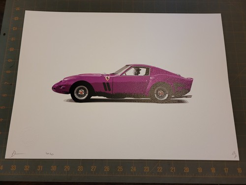 Death NYC グラフィティーアート Ltd Ed フェラーリF1 日本に グラフィティーアート NYC Death 額装 Ltd フェラーリF1