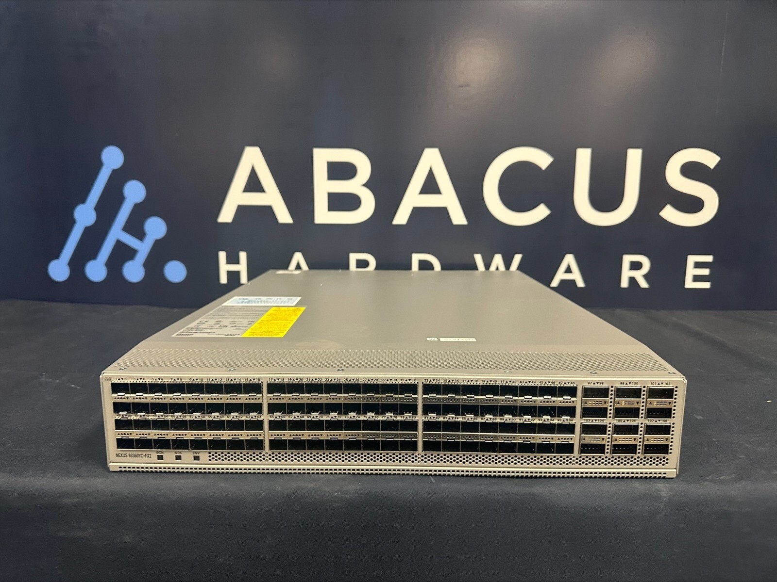 Cisco N9K-C93360YC-FX Nexus 9300 w/ 96p 1/10/25G,12p 100G Cisco N9K-C93360YC-FX Nexus 9300 w/ 96p 1/10/25G,12p 100G