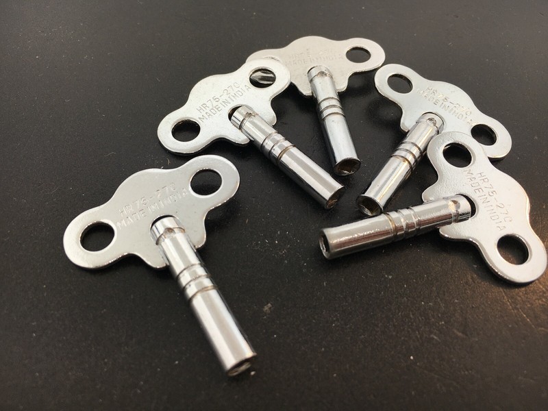 Clock Key Set of 5 Size 4 or 3.25mm eBay
