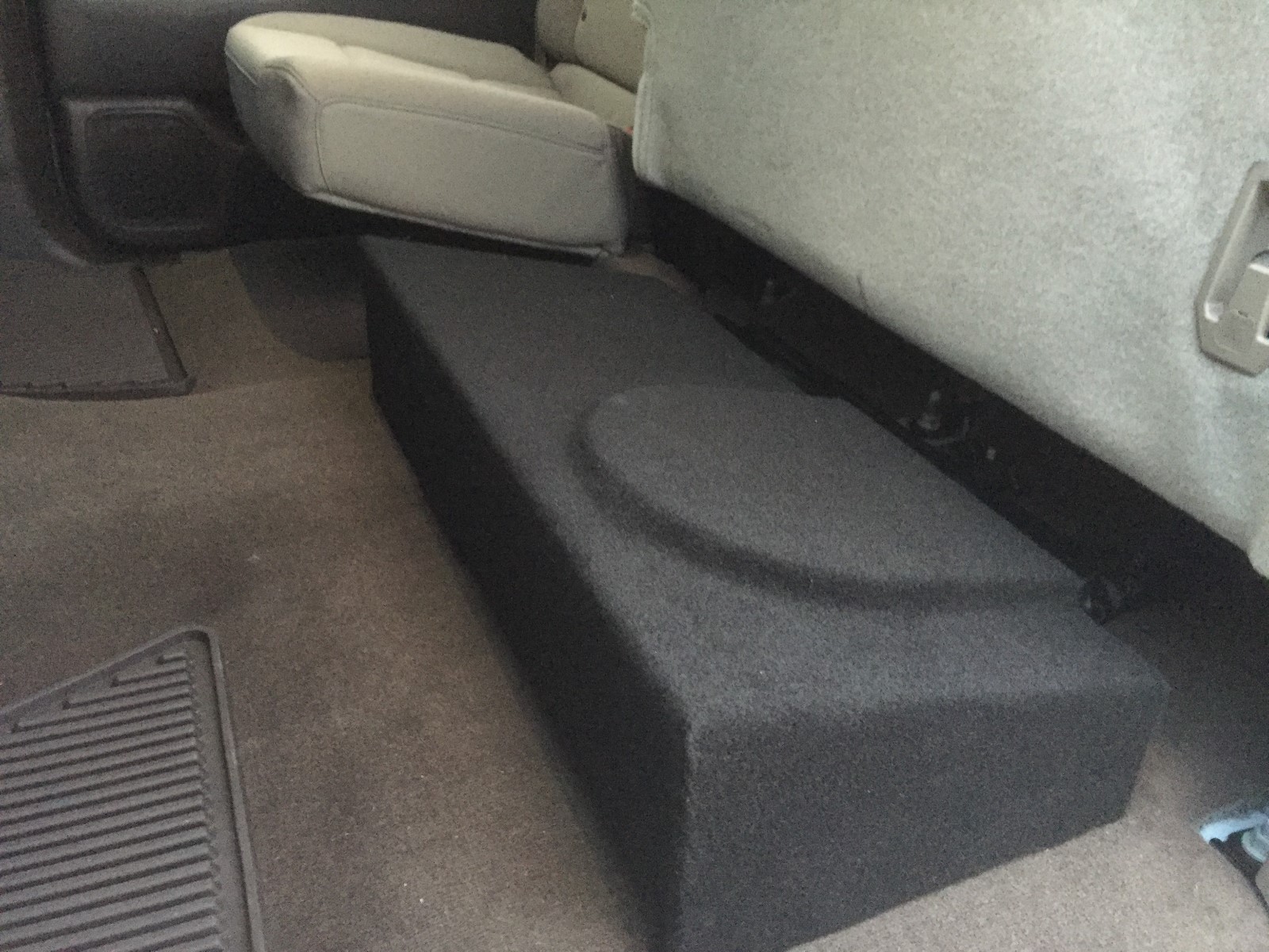 sub box for 2017 silverado crew cab