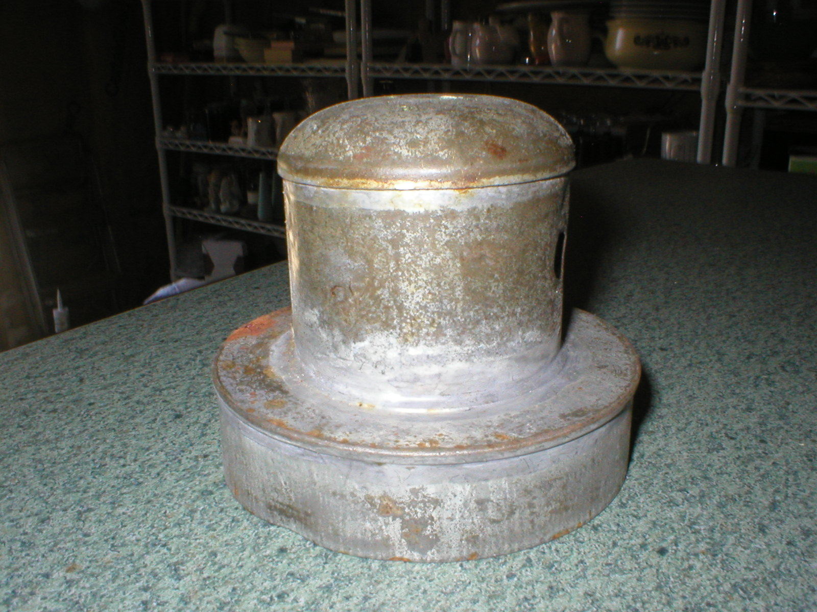 Vintage Primitive Crescent Cookie Biscuit Cutter Tall Handle 3 1/2