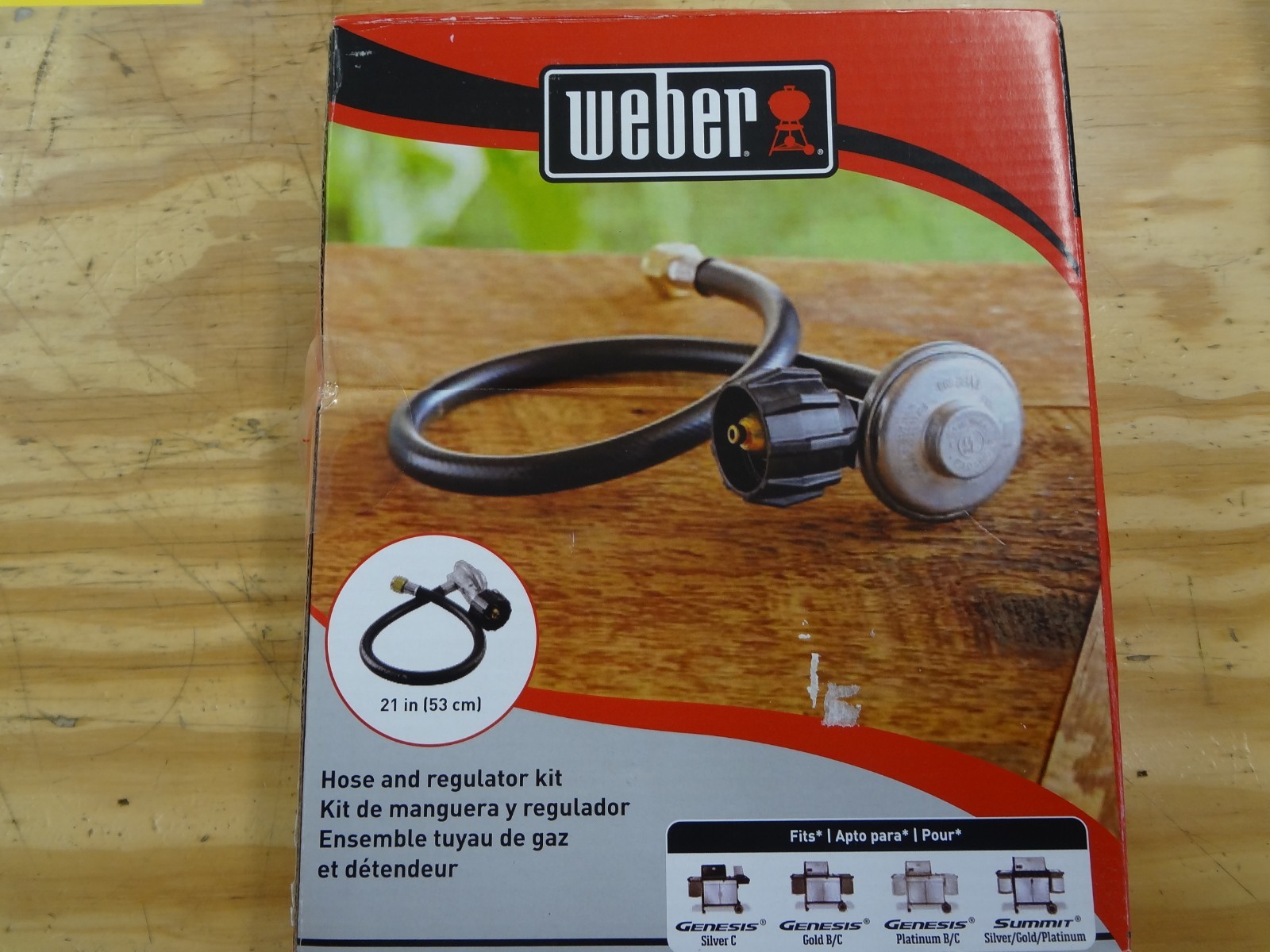 Weber 7502 Hose and Regulator Kit (21-Inch) (V23)