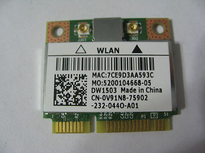 Dell M5040 Wireless wifi Half Mini pcie Card Broadcom BCM94313HMG2L DW1503 V91N8