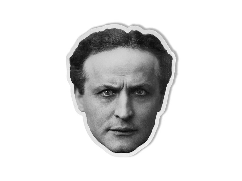 HOUDINI STICKER / Collectible Magic Sticker