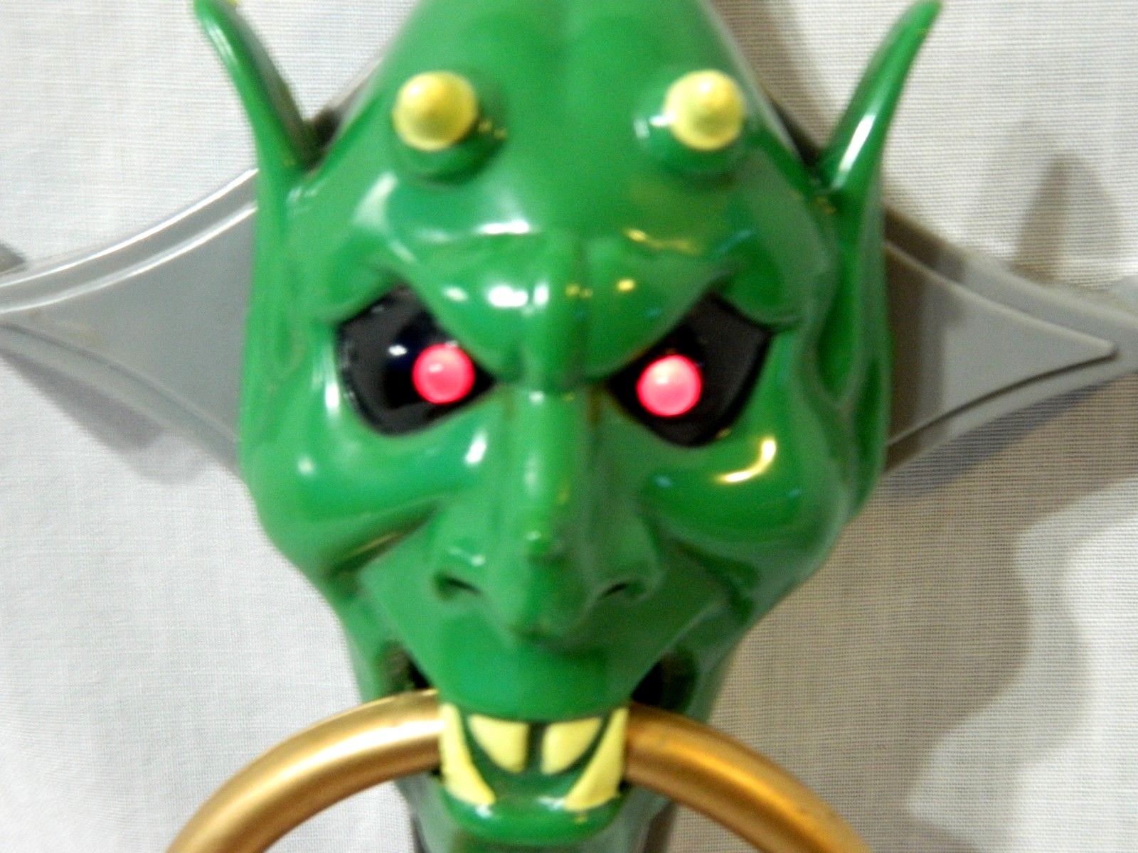 Devil BOO Door Knocker Trendmasters Electronic Light Up eyes 1991 Halloween
