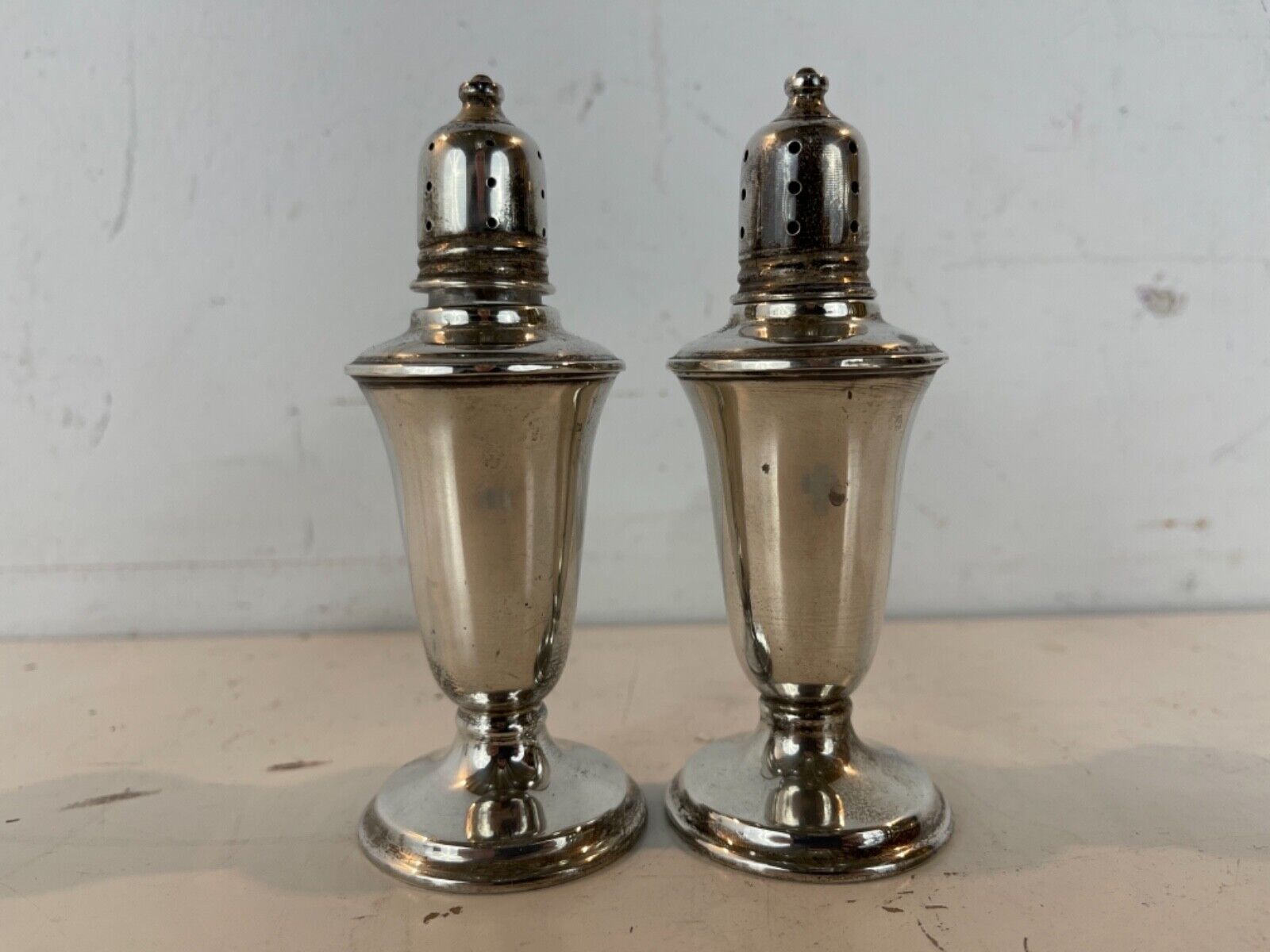 Vintage Revere Silversmiths Sterling Weighted Silver Salt Vintage Revere Silversmiths Sterling Weighted Silver Salt