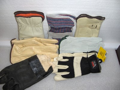 (6) Men's Leather Gloves Assortment