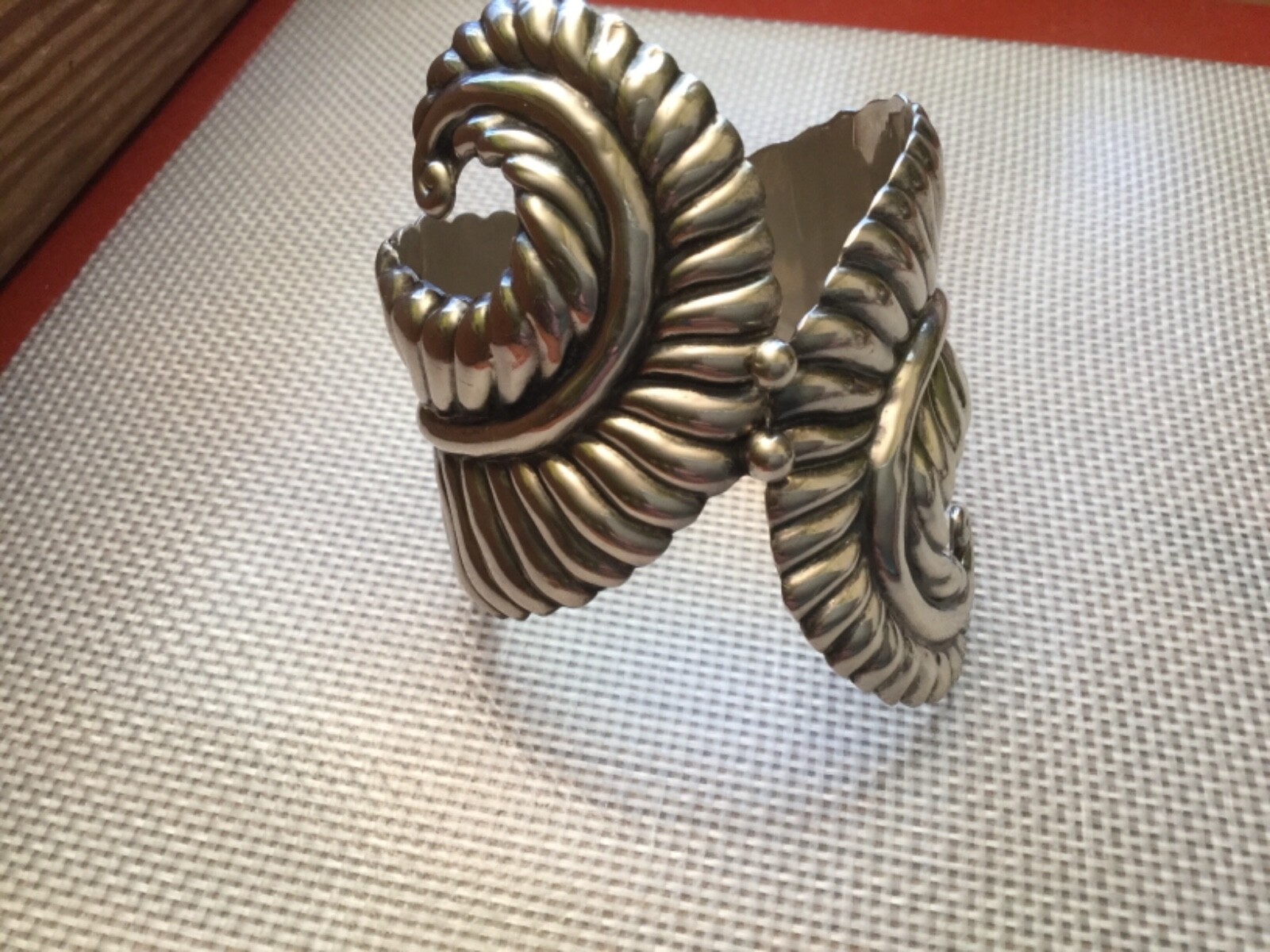 アクセサリー Mexican silver bracelet vintage 925 Sterling Silver Vintage Mexico Figaro Link Bracelet 7.25