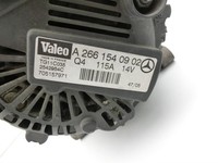 Mercedes W245 B200 05-08 2,0 100KW Lichtmaschine Generator 115A 14V Mercedes W245 B200 05-08 17.03.2006 A2661540902... Vorschau 6