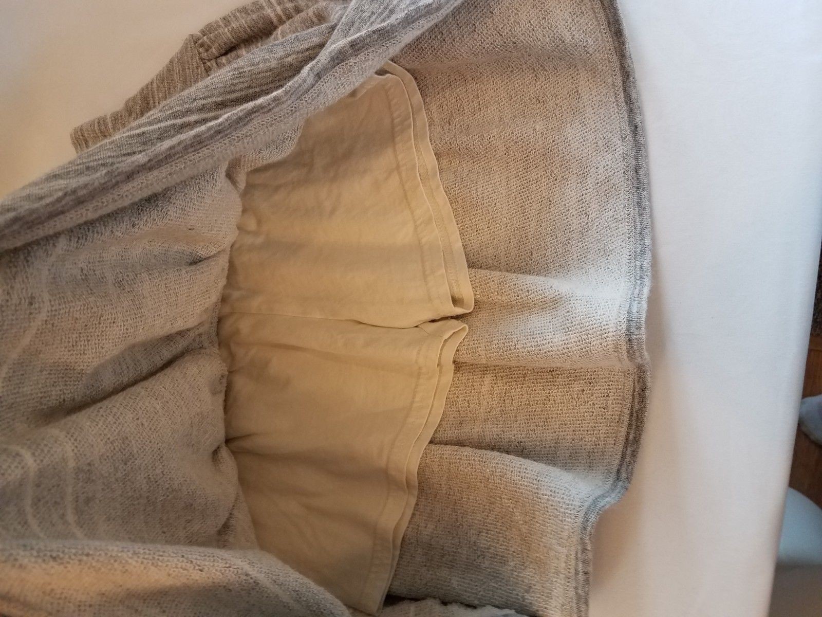 Lands End Grey Knit Skort Girls size 10