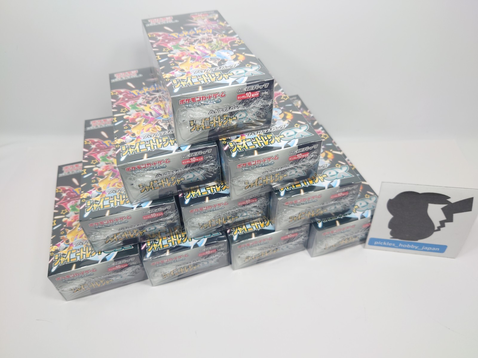 10 Boxes Pokemon Card Shiny Treasure ex Sealed Box sv4a High 10 Boxes Pokemon Card Shiny Treasure ex Sealed Box sv4a High