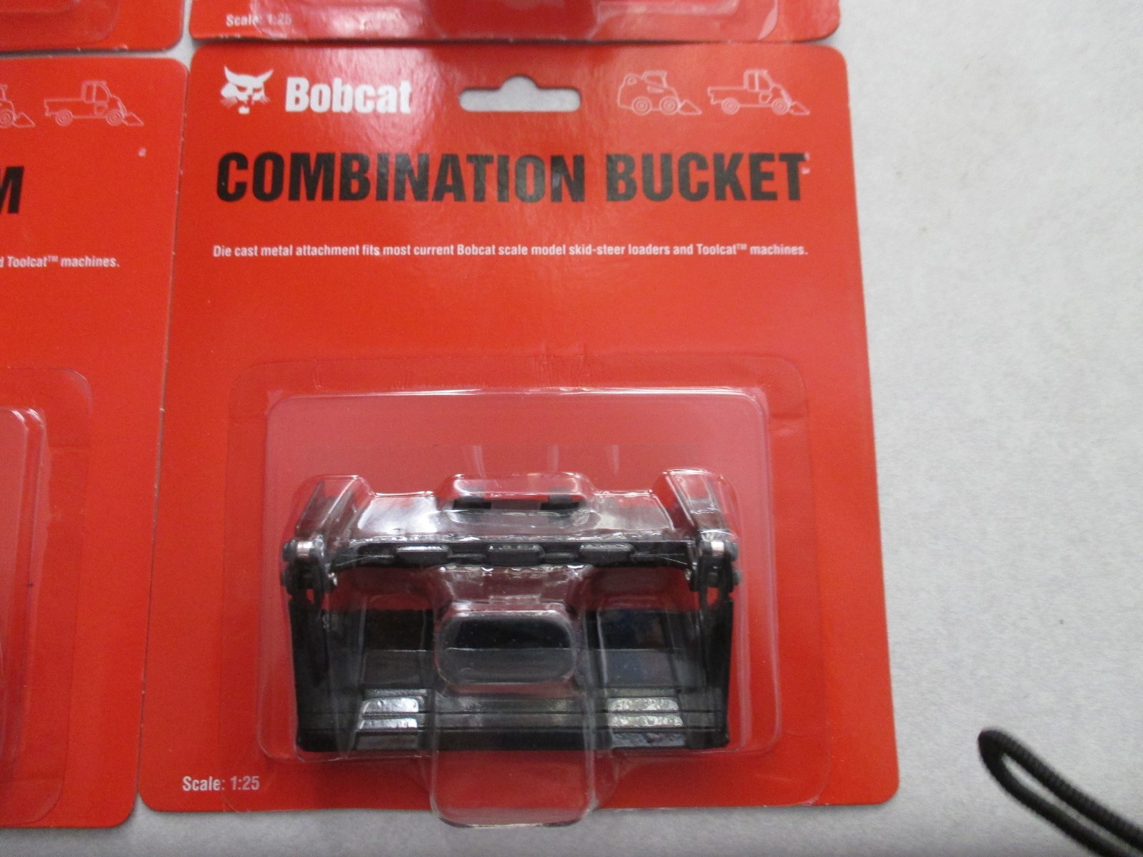 6 BOBCAT ATTACHMENT TOYS