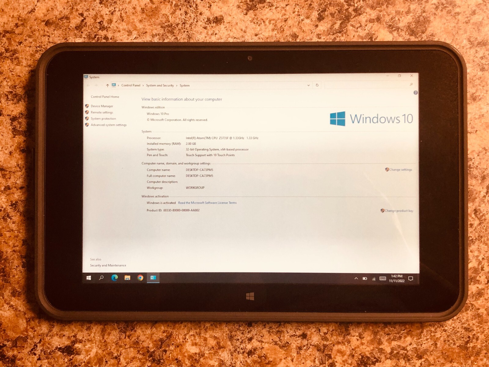 HP Pro Tablet 10 EE G1 | 10.1 HP Pro Tablet 10 EE G1 | 10.1